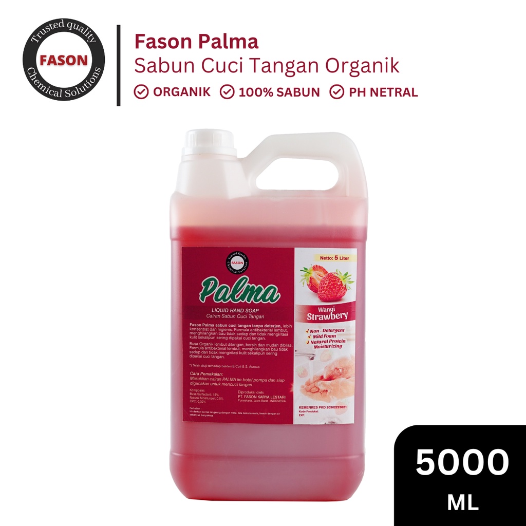 Fason Palma Sabun Cuci Tangan Dengan Sanitizer 5liter
