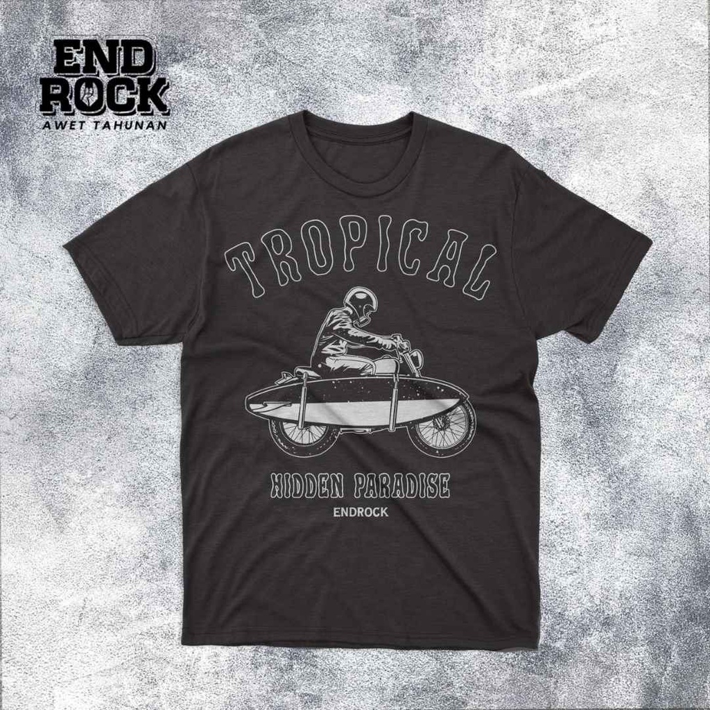 Kaos Distro Original Endrock Tema Surf Motor