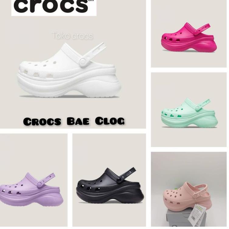 Termurah Crocs Classic Bae Clog  / Sandal wanita Crocs classic Bae Clog / crocs Bae Clog platform