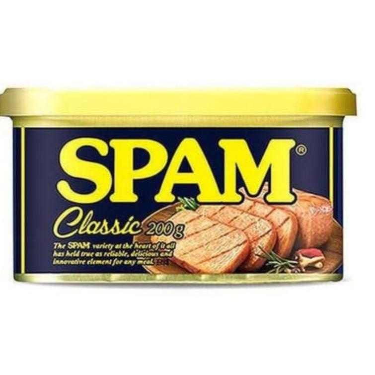 

12.12 Terlaris (Exp Terbaru Jan 2025) Spam Classic Korea 200gr/ Spam Luncheon Meat/ Ham Korea serbuuu !