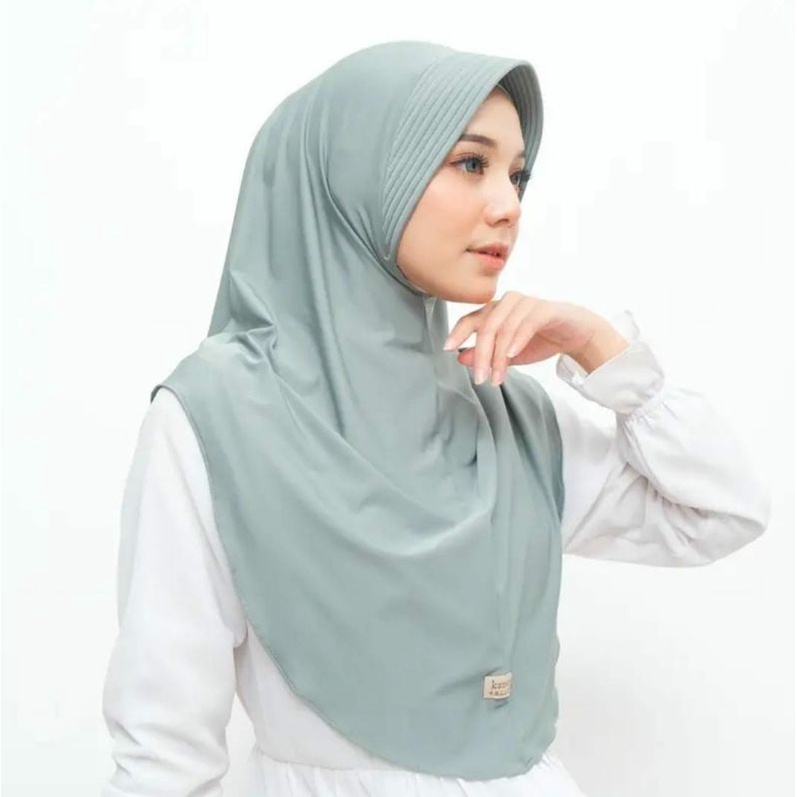 Hijab Bergo Hamidah Oval