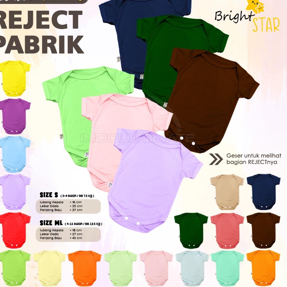 N87 REJECT SALE 1 Pcs Jumsuit Bayi Jumper Bayi BABY STAR Baju Bayi Perempuan Laki Laki Cewek BY BCS-