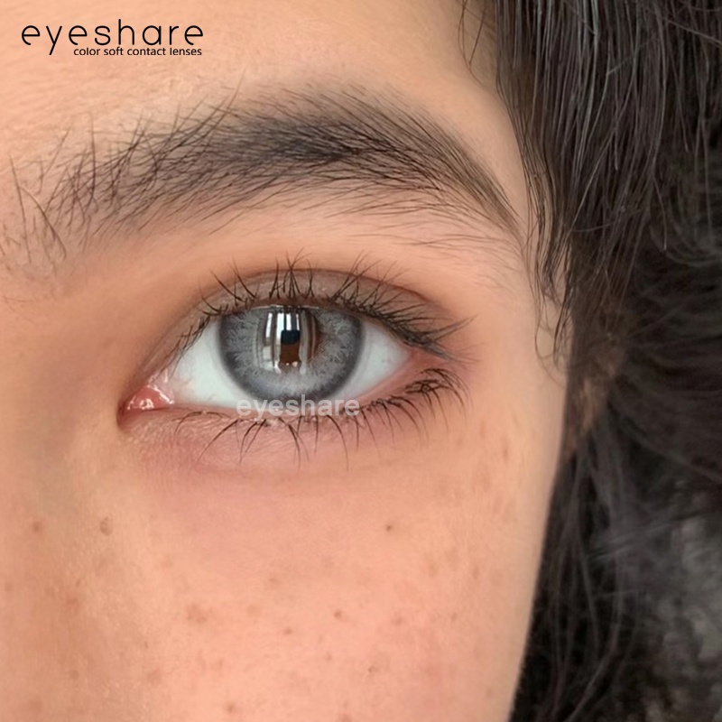 Eyeshare Barbie Softlens Gray Soft 14.2mm Color Contact Lens Yearly Use Big Eye Soflen