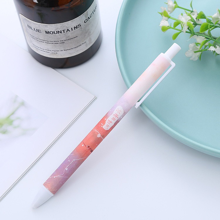 6pcs Pena Pulpen Pen Set Cetek Cetekan OSM-ST0305