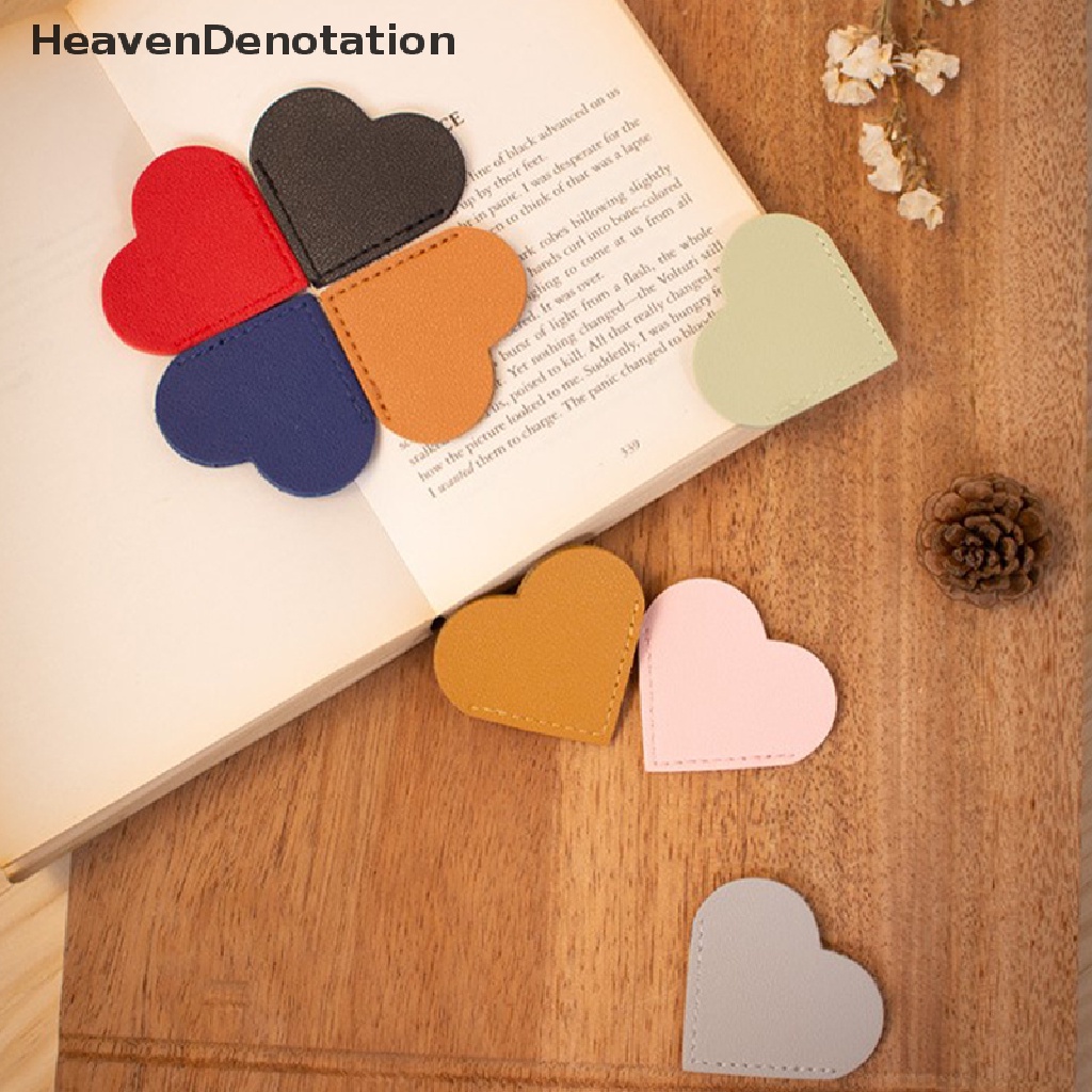 [HeavenDenotation] Handcrated Vintage Leather Bookmark Untuk Buku Penanda Halaman Sudut Mini Bahan Kulit Asli Bookmark Untuk Pembaca Hadiah Guru HDV