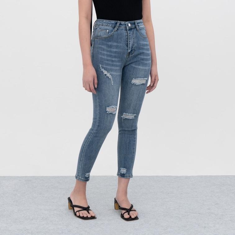Langsung Kirim Jeans 1219 - HW SKINNY JEANS IMPORT WANITA