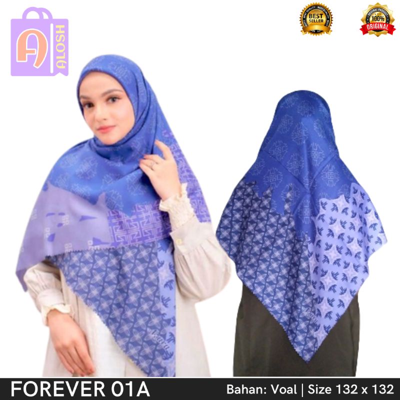 Hijab Segiempat Syar'i Motif Printing Terbaru