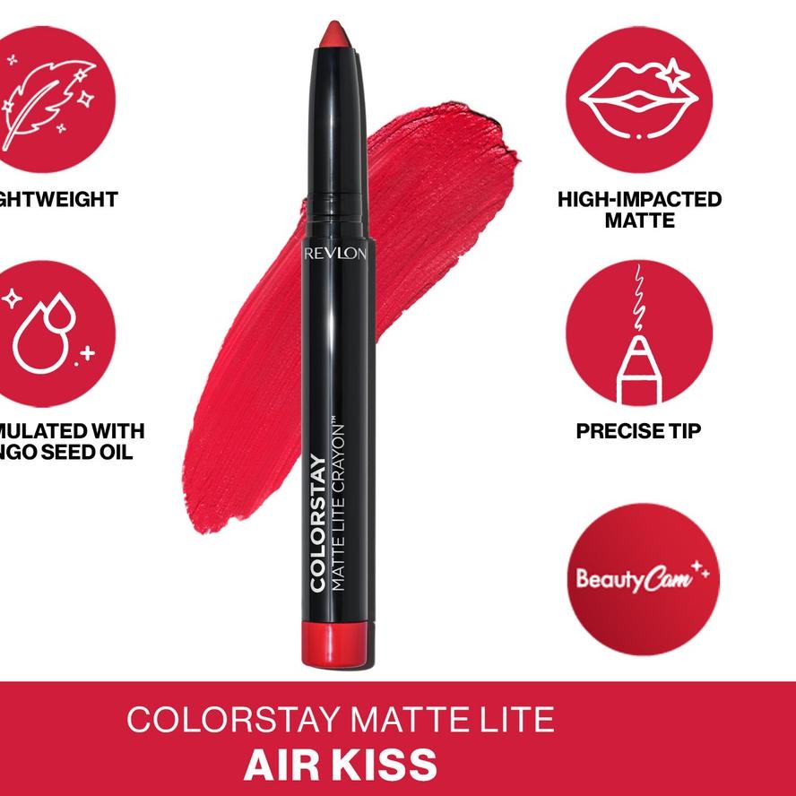 ☞ Revlon Colorstay Matte Lite Crayon (Full-Coverage Matte Lip Color Crayon) ♚