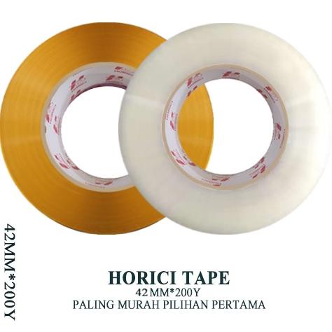 

D24 MEREK HORICI ASLI MURAH SUPER CLPER 42mmx200Y LAKBAN BENING DAN COKLAT HORICI TAPE READY STOCK ブ