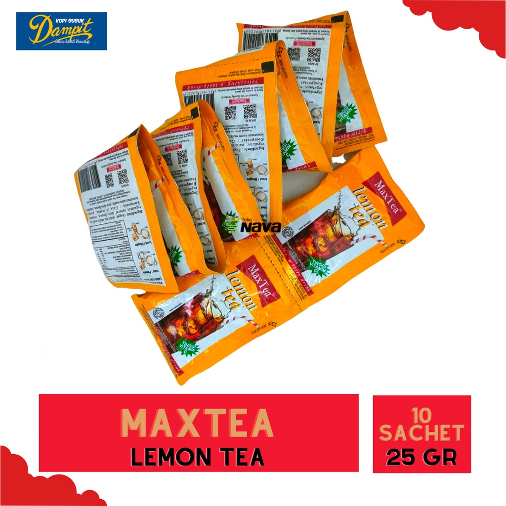 

MAX TEA LEMON TEA BOX / MAXTEA LEMON TEA / MAX TEA LEMON TEA 10*25gr