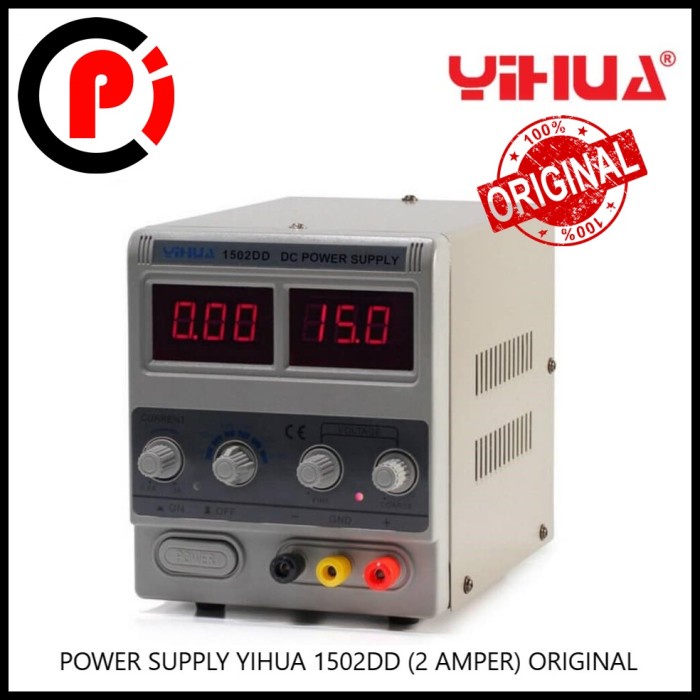 YIHUA 1502DD+ 15V 2A Adjustable DC Power Supply Digital Display