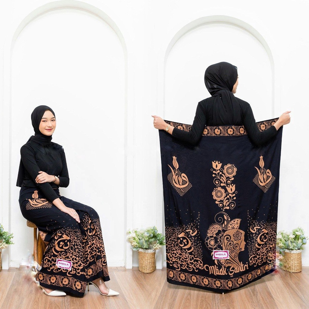 Sarung wanita motif aqil terbaru / sarung batik goyor gloyor muza wajada