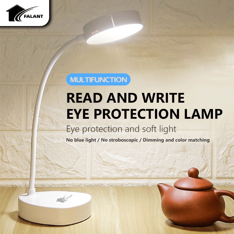 FALANT FLTD01 Lampu Belajar Led 7000K Lampu Meja