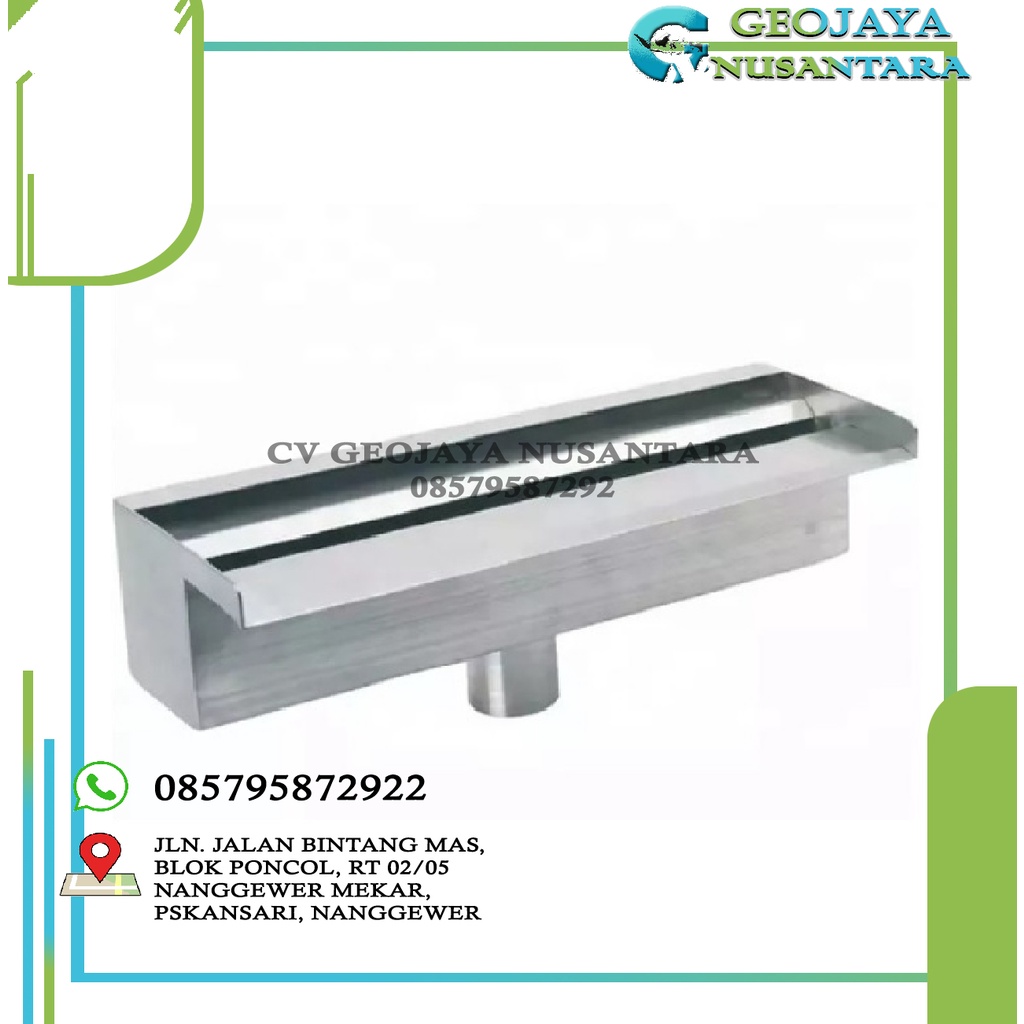 Air Terjun Nozzle 70 cm Untuk Taman dan Kolam dengan Dudukan Lampu LED