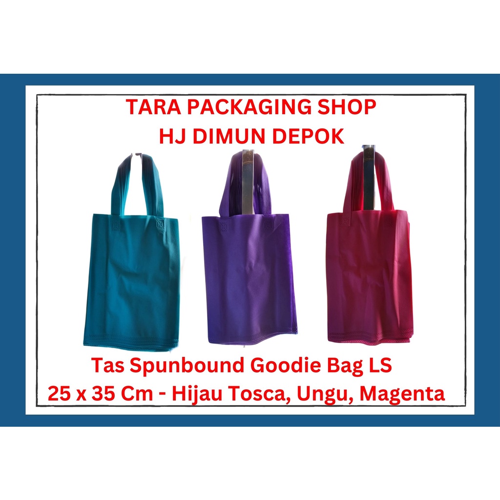 Tas  25 x 35 Cm Spunbound Goodie Bag