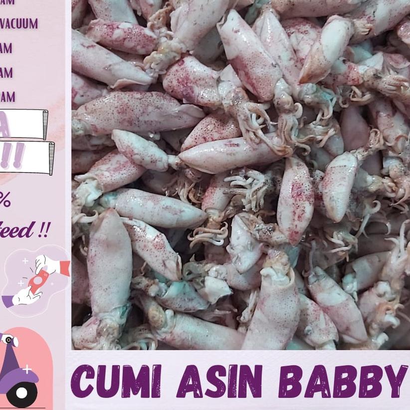 

✲ PROMO BABBY CUMI ASIN / CUMI JUMBO MURAH 1KG / IKAN ASIN MURAH ♛