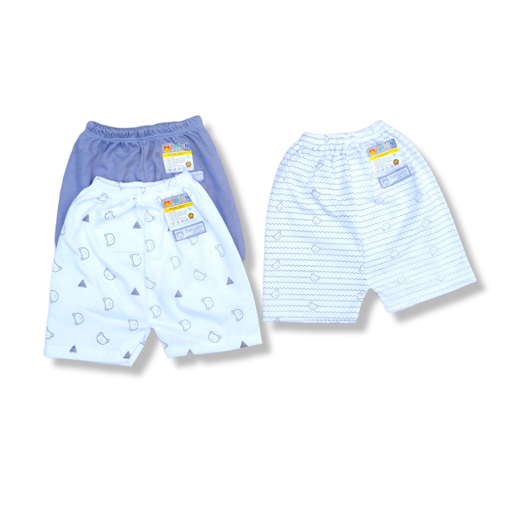 (CLN002) ISI 3 PCS Celana Pendek Bayi