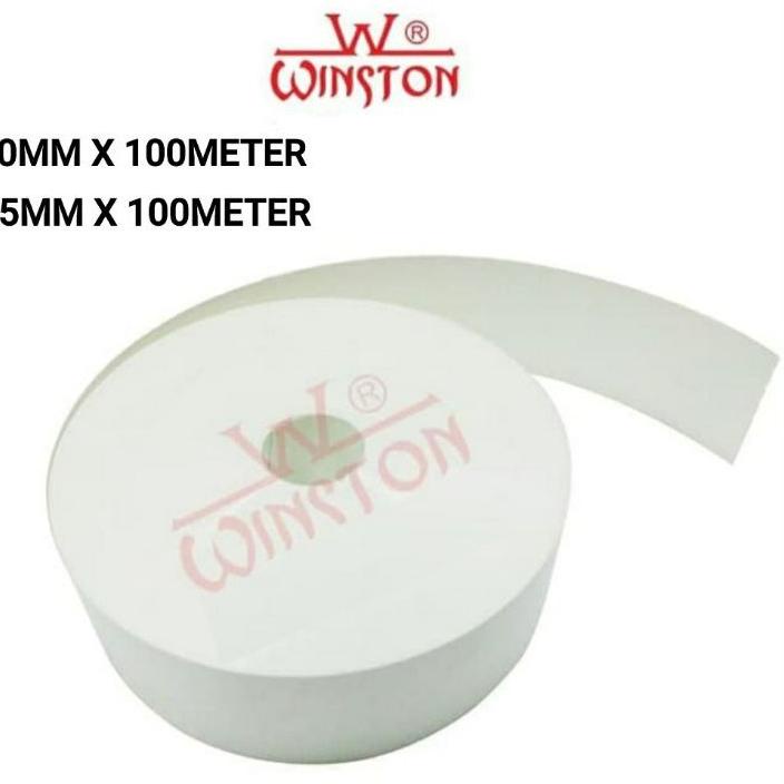❁ Vinil Putih Dop Dof Edging Putih Plimir PVC Roll 100meter ☝