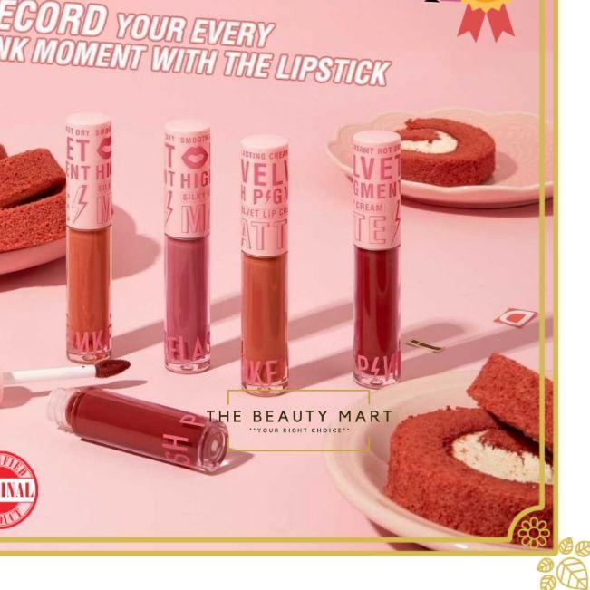 ♂ [] PINKFLASH Silky Velvet Lip Cream | Lipcream | Lipstick | PinkDiary Pink Flash ✴