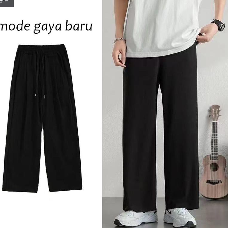 TREN TERBARU Versi korea celana Celana Sweatpant Pria Celana kasual pria kolor korea panjang celana 