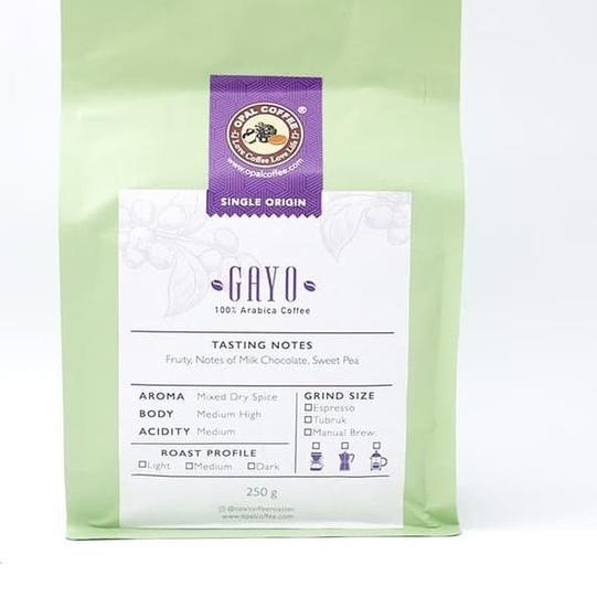 

♦ Opal Coffee - Gayo Arabica Roasted Beans 250g ☟