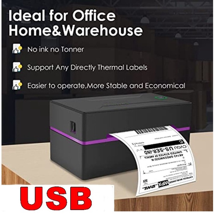 GOOJPRT Printer Thermal Mini Stiker Label Printer POS USB 110 mm - USB
