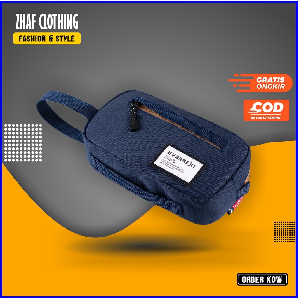 

Pencil Case Tempat Pensil Sekolah Kantor Kuliah Traveling Organizer