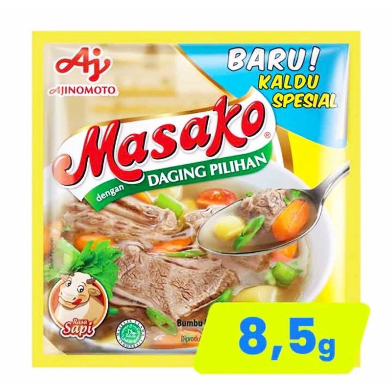 

MASAKO Penyedap Rasa Sapi 8.5 gram / sachet