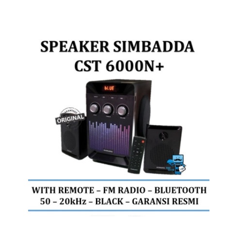 Speaker Simbadda CST 6000N+ / Bluetooth / With remote / Black