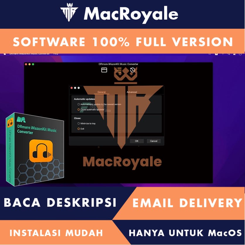 [MacOS] DRmare iMazonKit Music Converter Full Version Lifetime Full Garansi