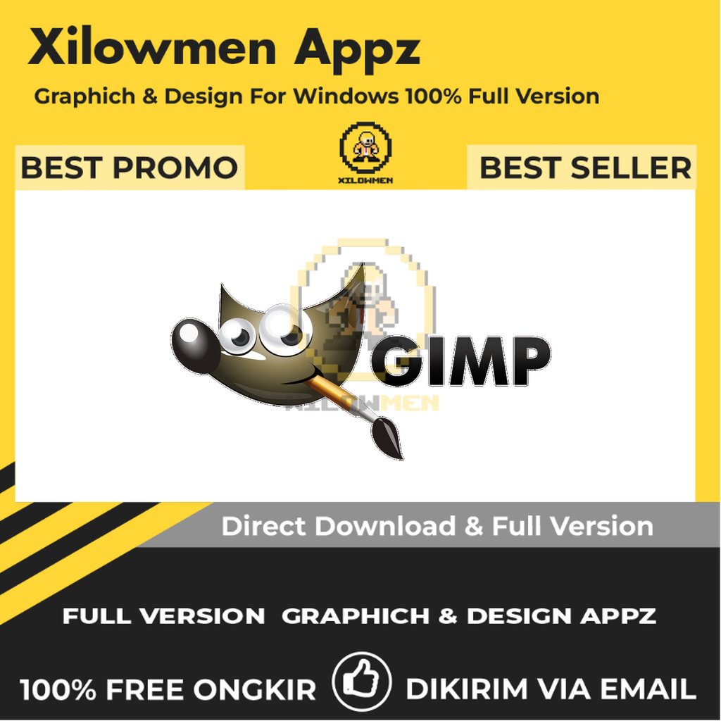 [Full Version] GIMP Pro Design Graphics Lifetime Win OS - Perangkat lunak pengeditan gambar open-source