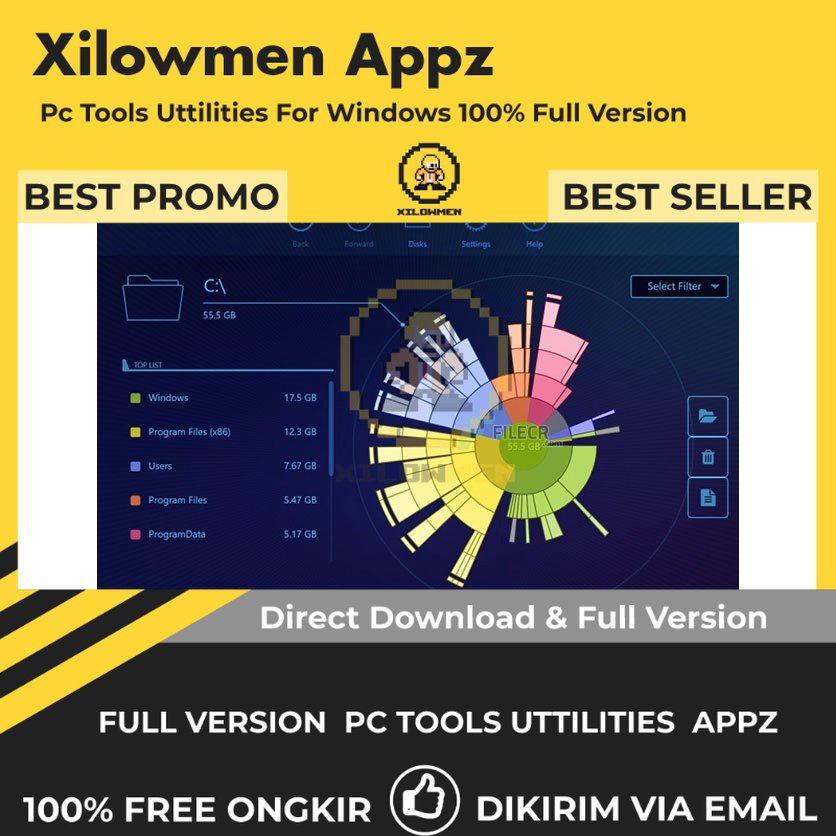 [Full Version] Disk Space Fan Pro PC Tools Software Utilities Lifetime Win OS