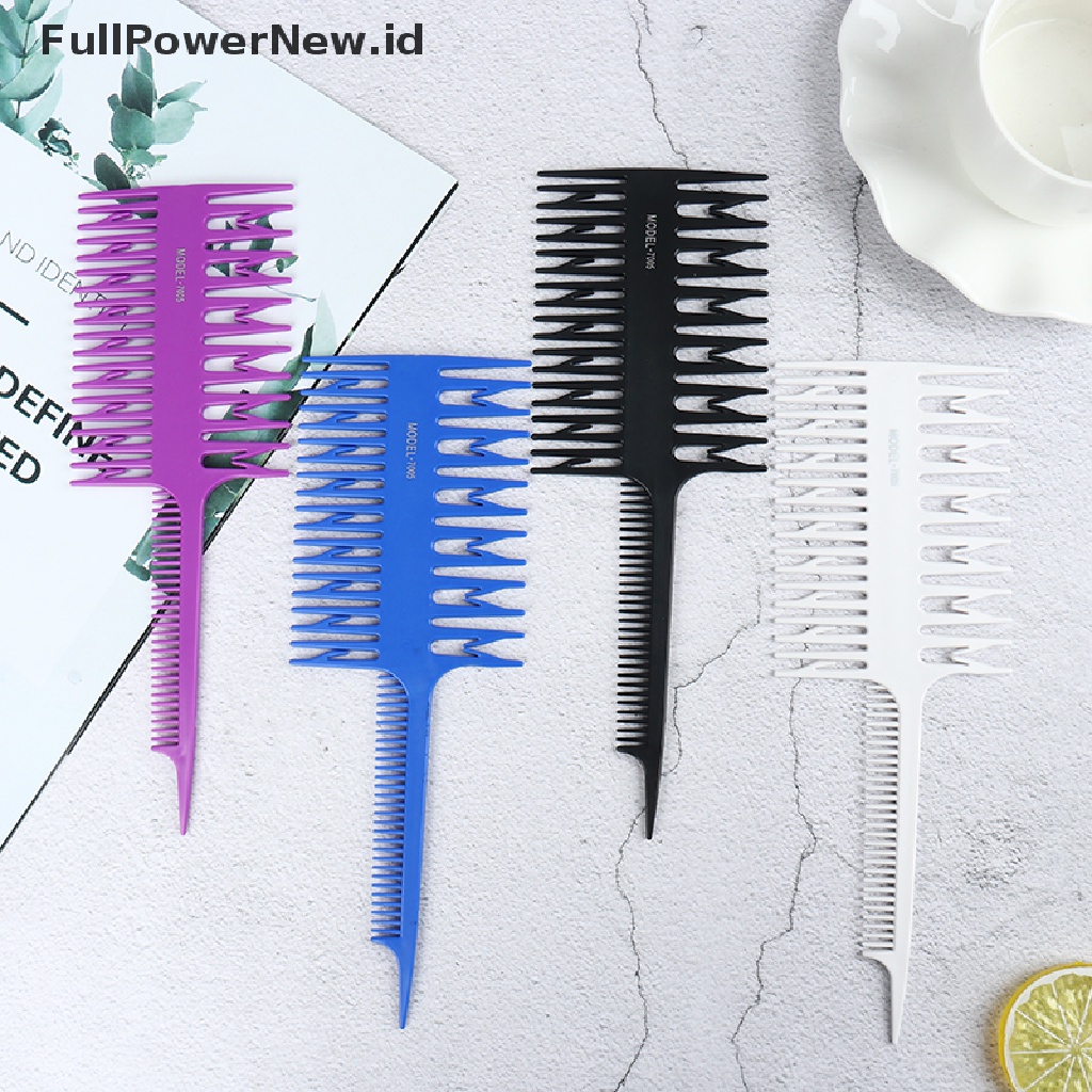 Power Dyeing Comb Tail Pro-Hair Highlighg Sisir Tenun Cutg Sisir Salon Rambut ID