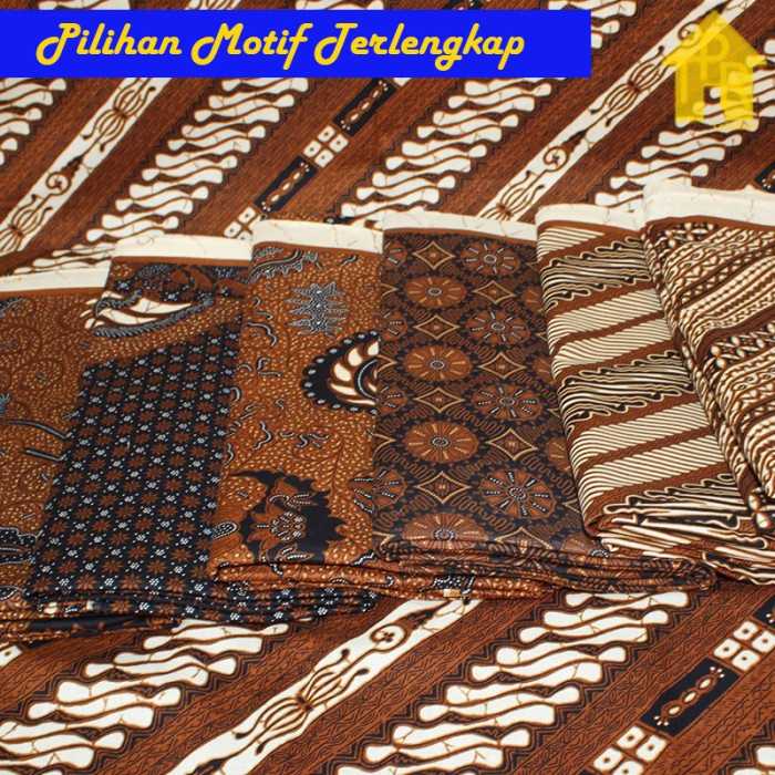 Kain Batik Jarik Premium Seri Soga Genes Ori Unggul Jaya 220x115cm.