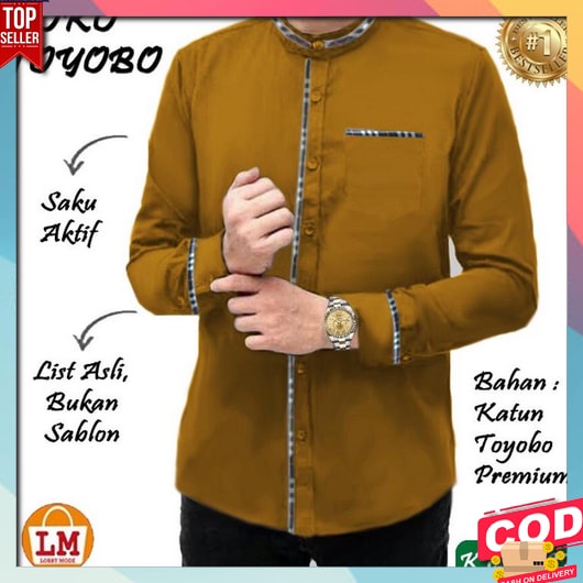 Baju Muslim Pria Dewasa 2023 Lengan Panjang Pendek Terbaru Klambi Cowo Modern Kelambi Hari Raya Koko