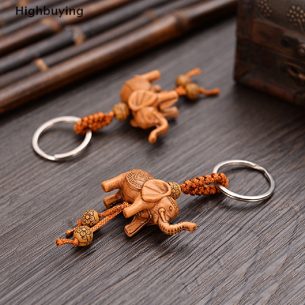 Hbid Gantungan Kunci Gajah Keberuntungan Ukir Kekayaan Hewan Beruntung Gantungan Kunci Liontin Keychain Key Ring Untuk Ch Aksesoris Tas Mobil Keychain Glory