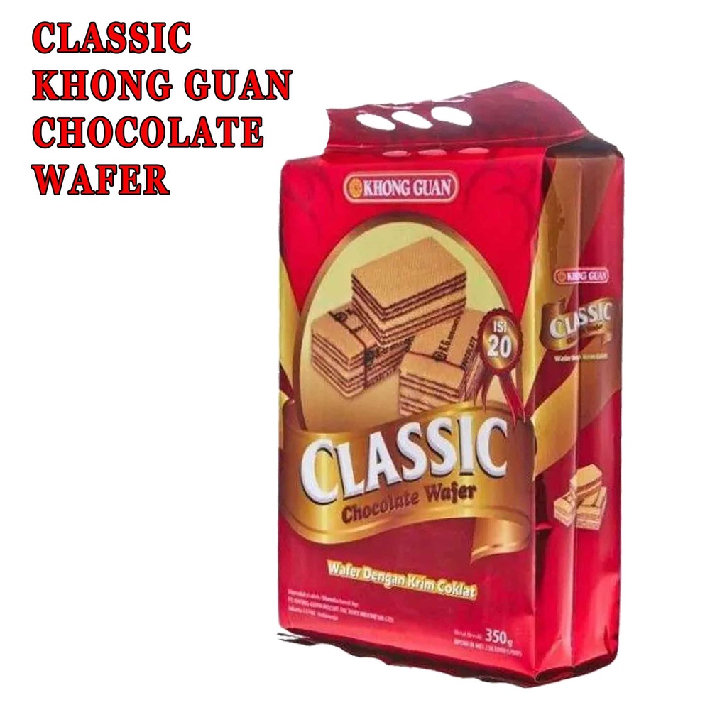 WAFER CHOCOLATE* KHONG GUAN CLASSIC 350g* KHONG GUAN WAFER