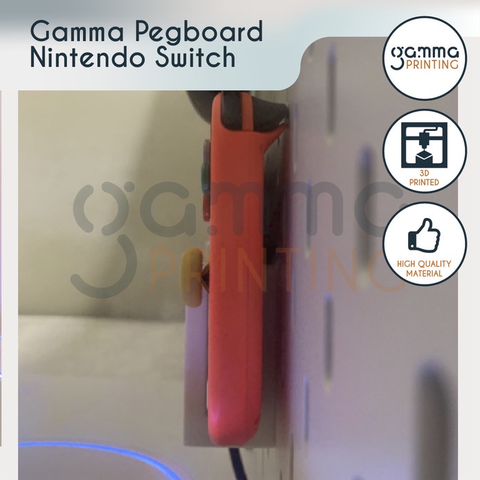 Pegboard Nintendo Switch Holder Bracket Stand Gamma
