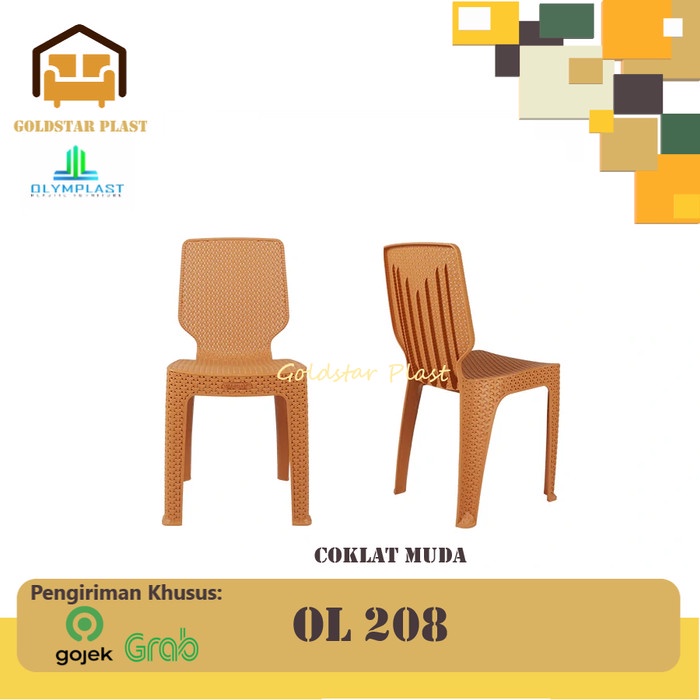 Terlaris Olymplast Kursi Teras/Kursi Makan/ Ol 208 Olymplast