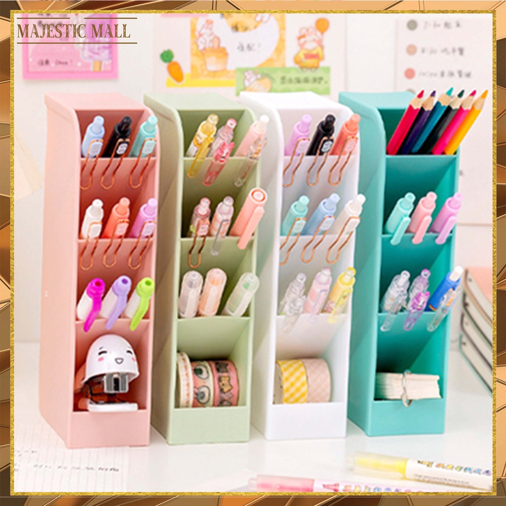 

Kotak Pensil Miring Tempat Organizer 4 Layer Multifungsi Alat Tulis Rumah Kantor Make Up Import COD ℳℳ 933