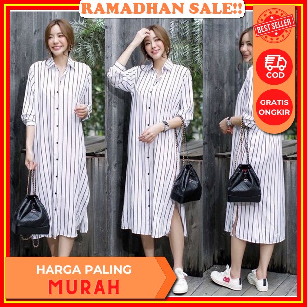 Tunik Bahan Crinkle / Others / Tunik Wanita Terbaru 2022 / Tunik Modern Simple Elegan / Tunik Crinkl
