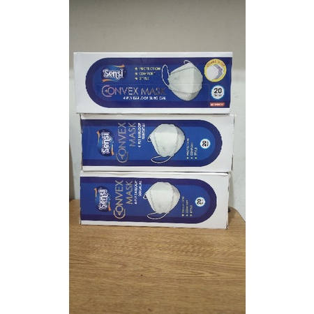 Sensi Convex Mask 4-Ply Earloop