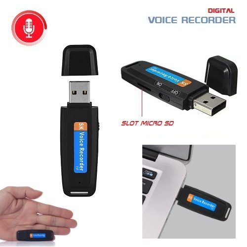 USB Voice Recorder flash disk drive Alat Rekam Suara Perekam Spy