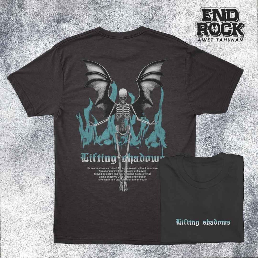 Kaos Distro Original Endrock Tema Lifting Shadows