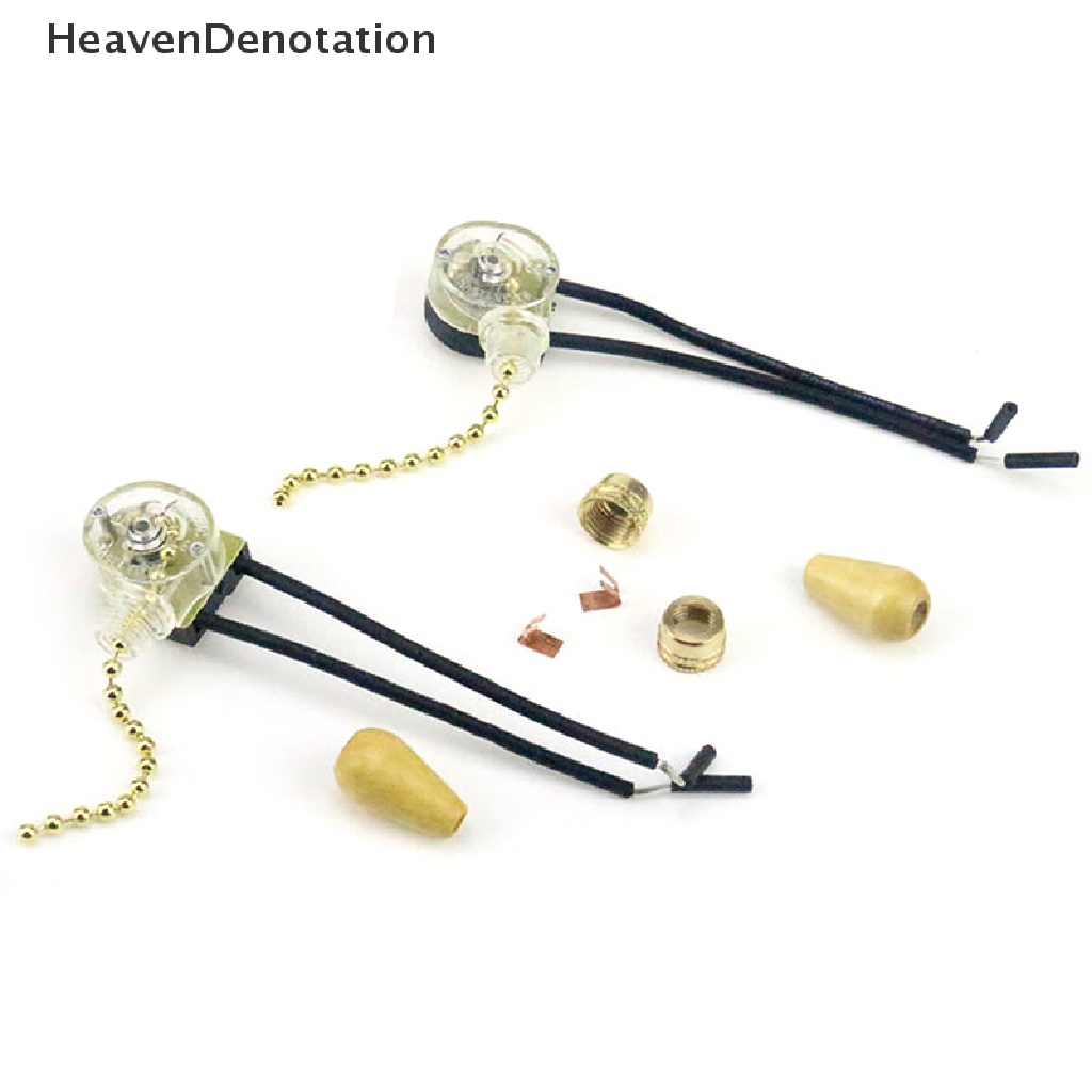 [HeavenDenotation] Kipas Angin Plafon Universal Lampu Dinding Pengganti Pull Chain Cord Switch Control HDV