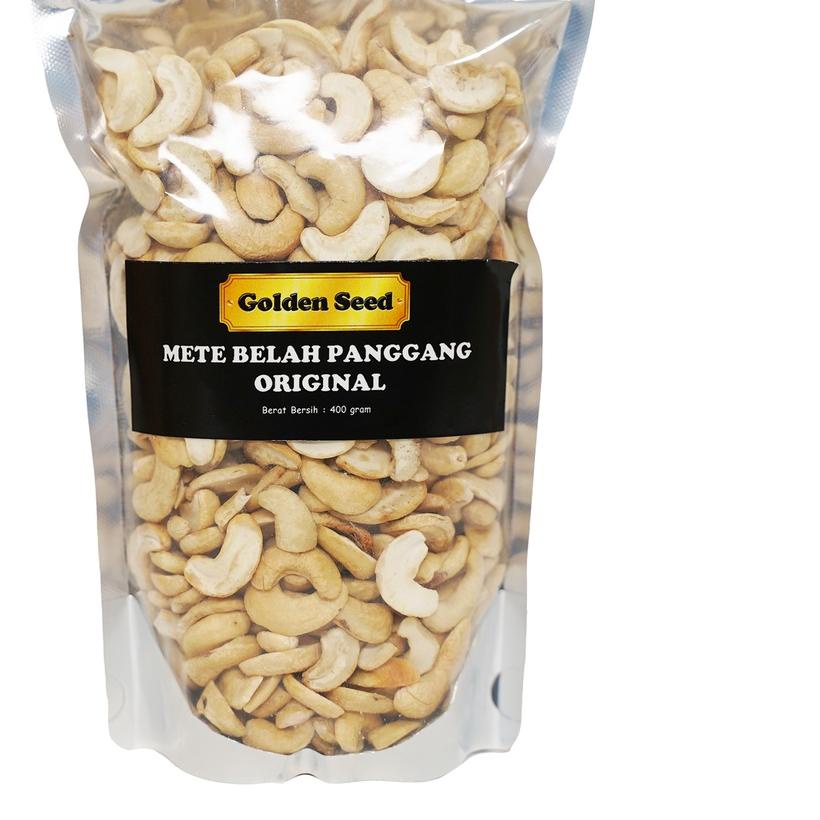 

➱ [BELAH] METE BELAH PANGGANG ORIGINAL 400 GR | MEDE OVEN MENTE ROASTED SPLIT CASHEW 400 GRAM | ORIGINAL ➸