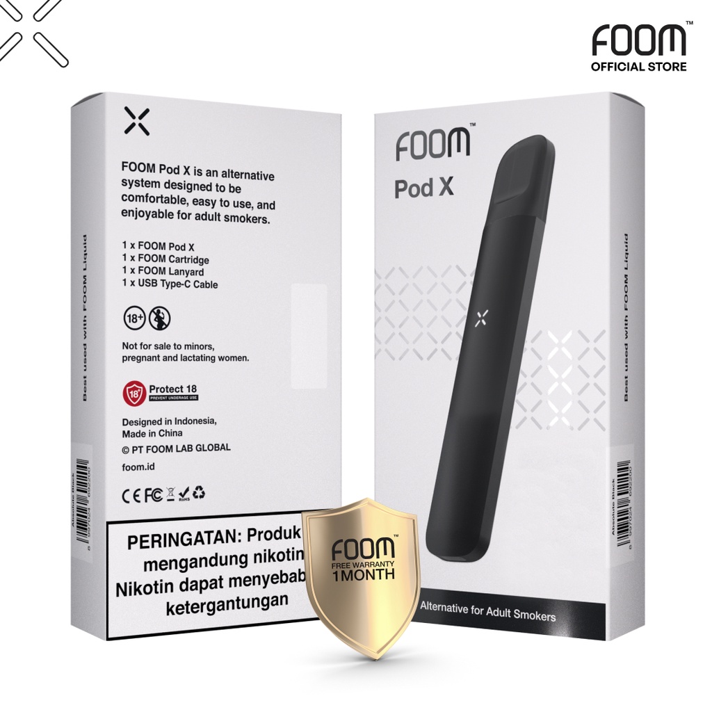 FOOM POD X - Absolute Black