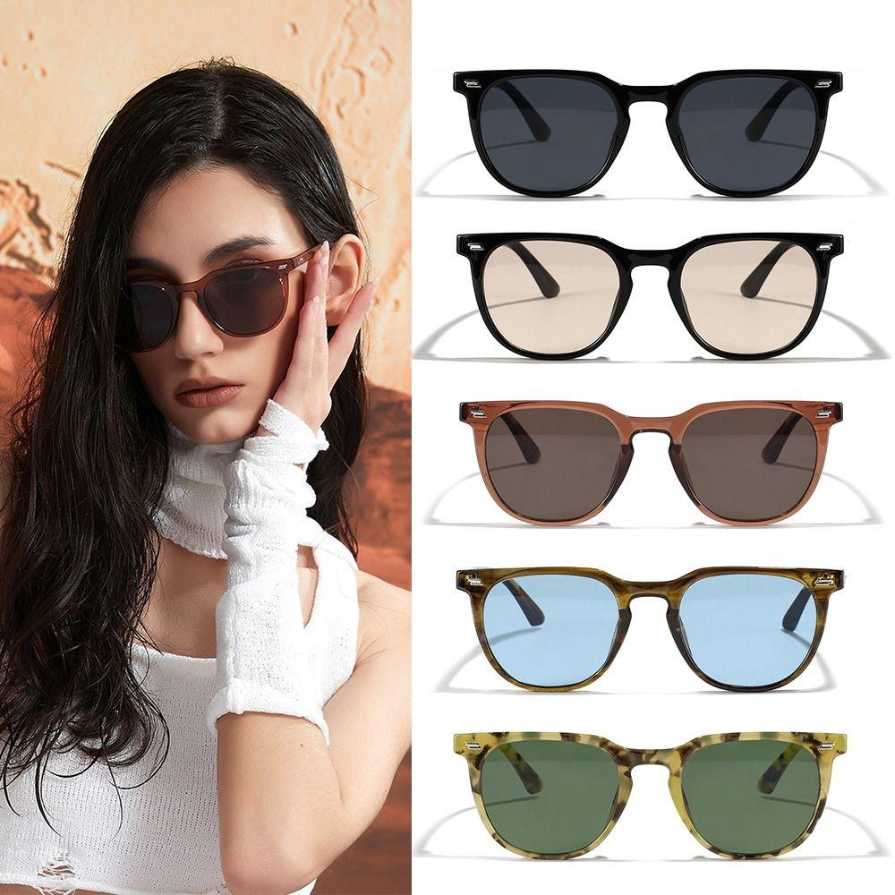 R-flower Trendy Sunglasses Wanita Dan Pria Kacamata Pelindung Matahari Pantai Shades