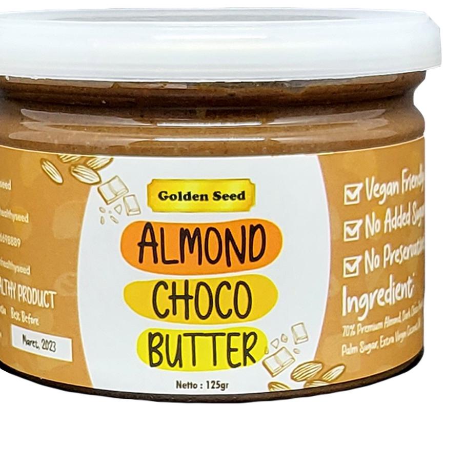 

➪ SELAI ALMOND COKLAT 125 GRAM PREMIUM - ALMOND CHOCO BUTTER GLUTEN FREE - VEGAN ♟