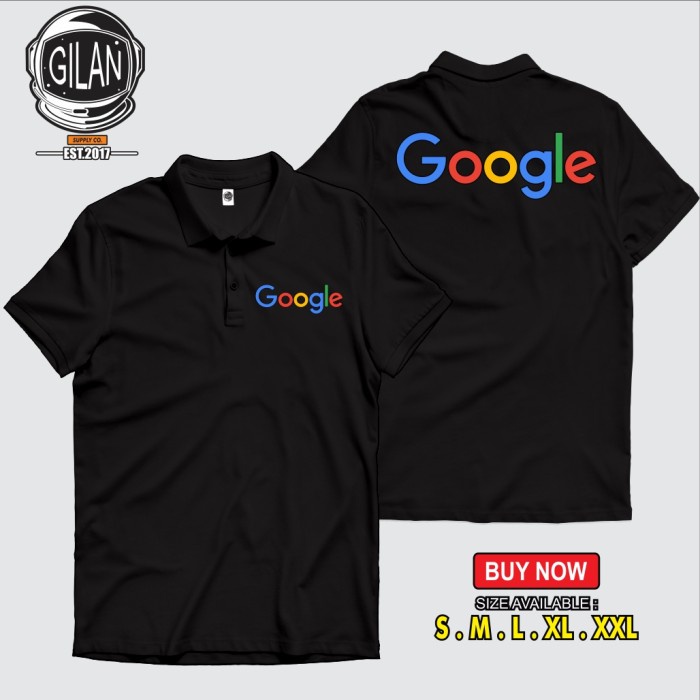 Polo Shirt Kaos Kerah GOOGLE ADSENSE Logo Polo Internet